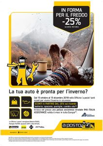 Promozione Inverno Officine 'a posto'