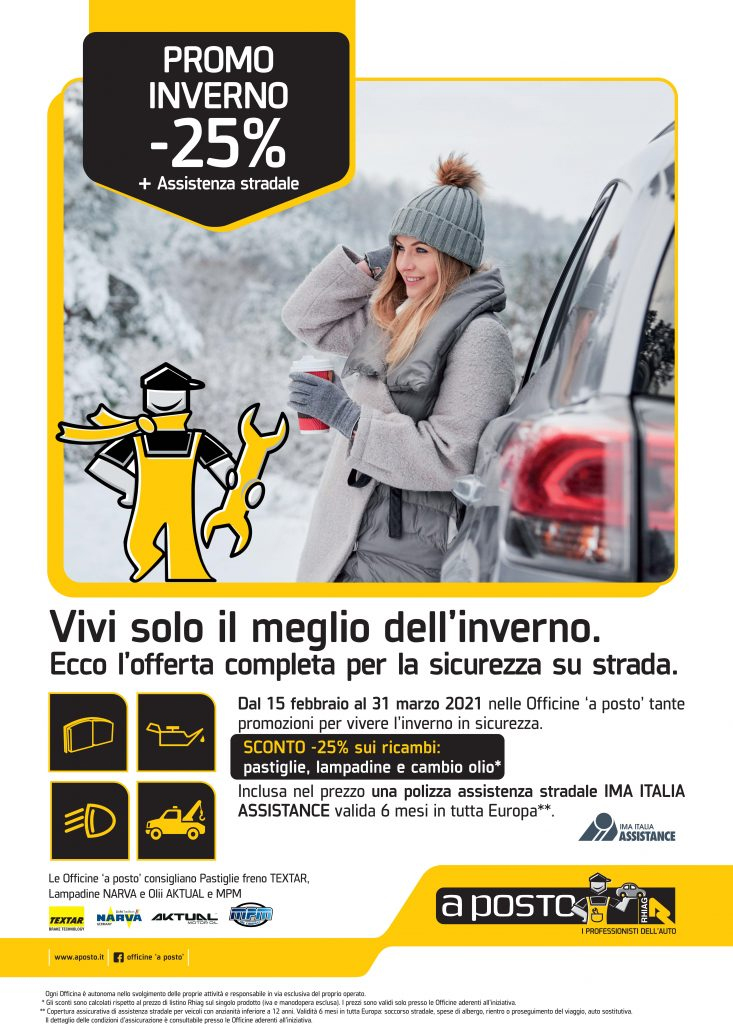 poster promozione 'a posto'